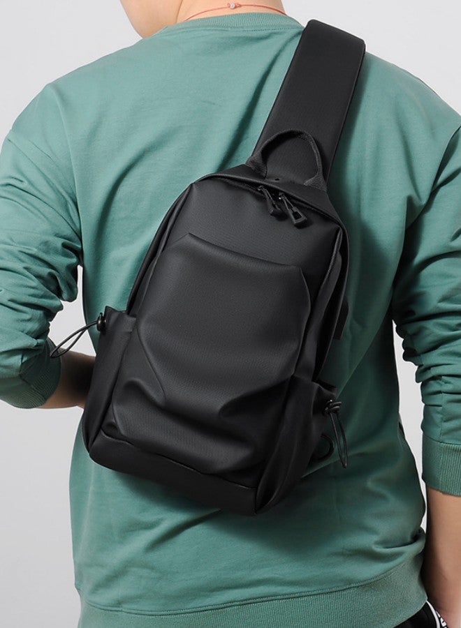 New Men's Sports Outdoor Chest Bag Student Fashion Casual Simple Shoulder Bag Messenger Bag