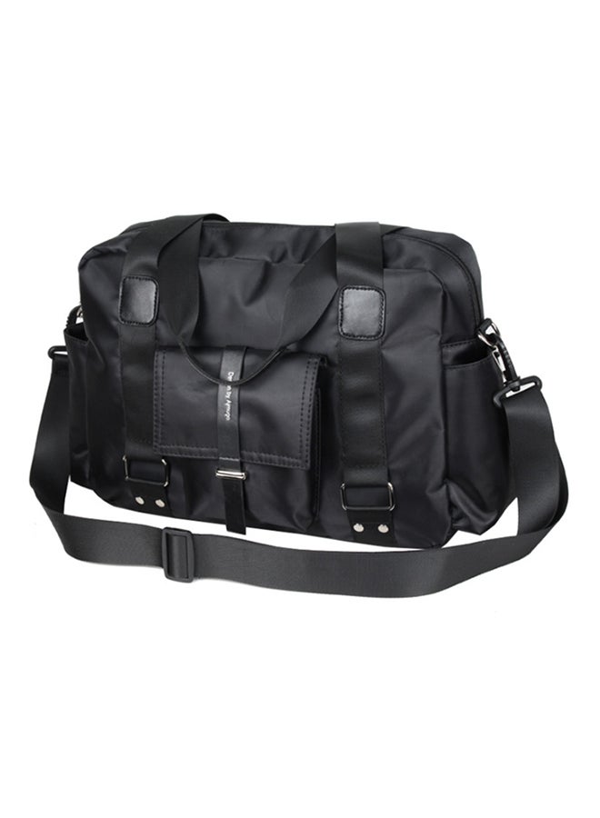 Portable Business Travel Messenger Bag Black