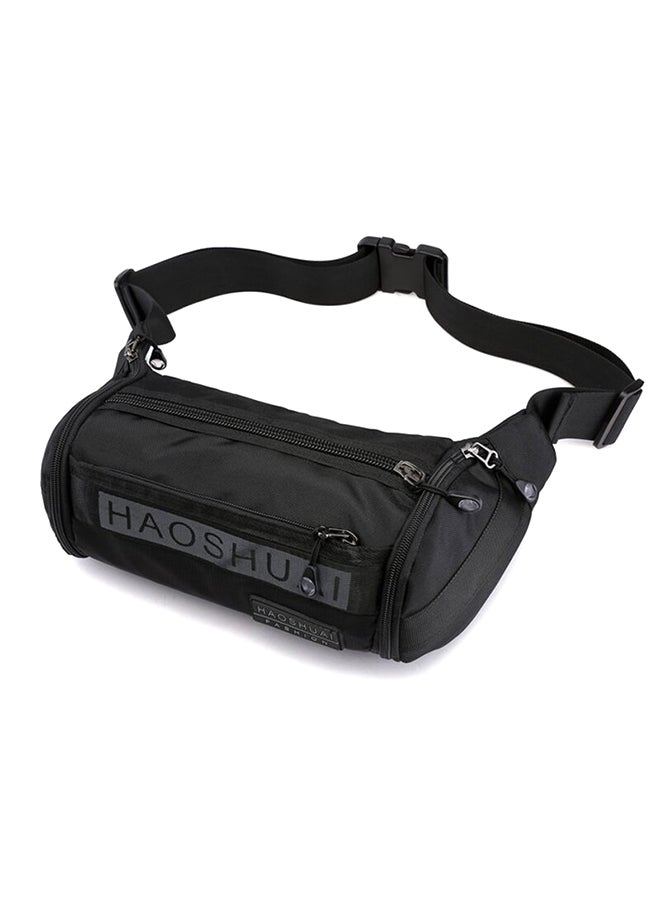 Lightweight Casual Waist Bag Black