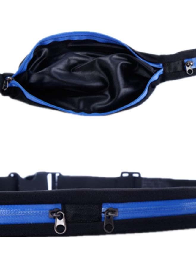 Adjustable Waist Pack Bag Black/Blue