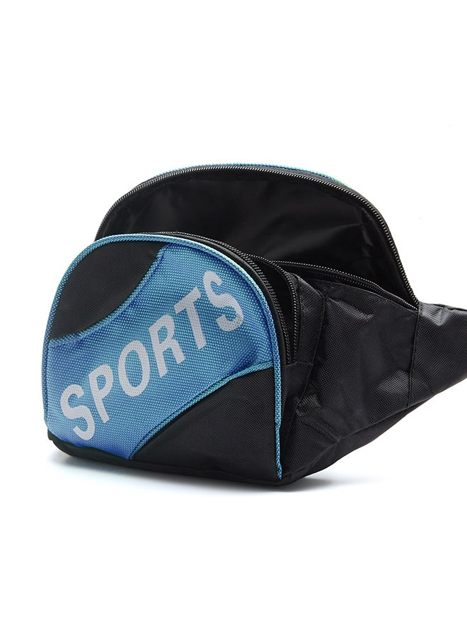 Sports Waist Belt Bag Black/Blue