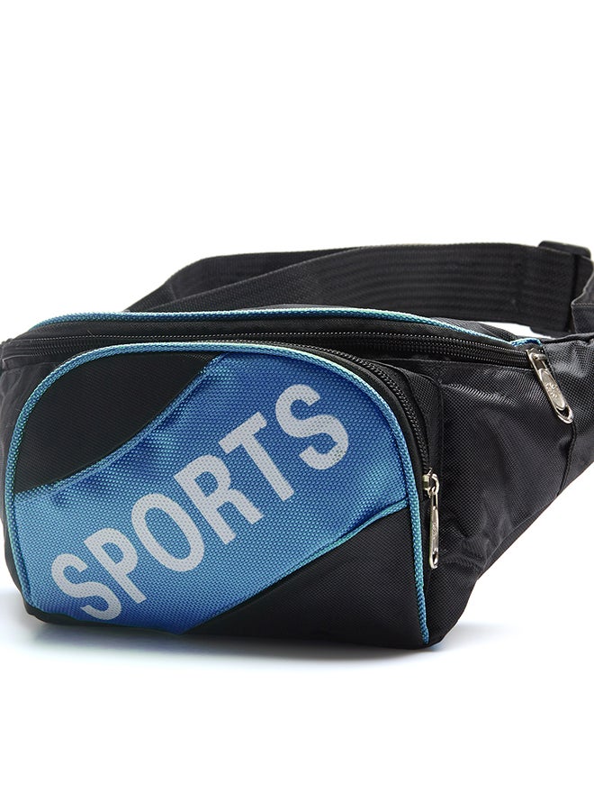 Sports Waist Belt Bag Black/Blue