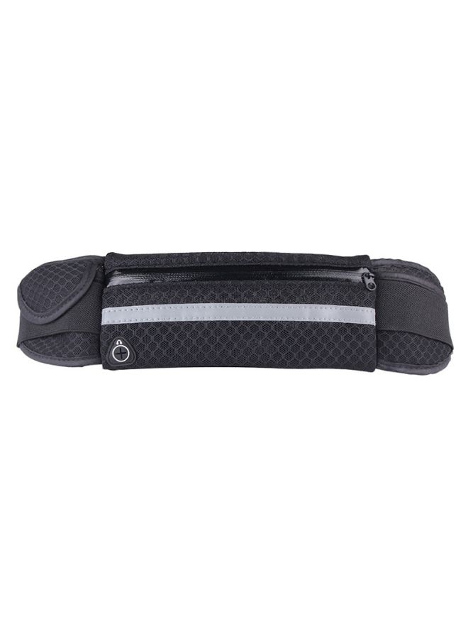 Outdoor Waterproof Sporty Waistpack Black