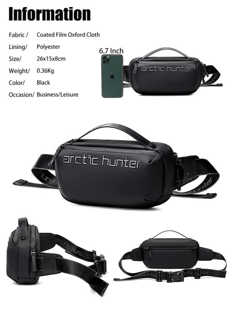 Business Travel Waist Money Bag, Durable Lightweight Phone Pack for Men