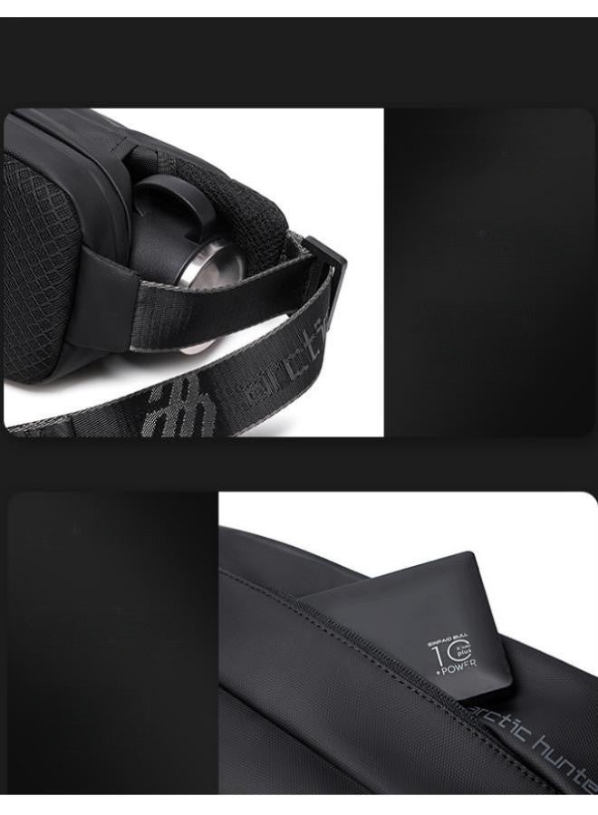 Men's Trendy Chest Bags, Boys' Large-capacity Waterproof Crossbody Bag Belt Bag, Sports Cycling and Hiking Handbag Carrying Bag for College Students and Teenagers