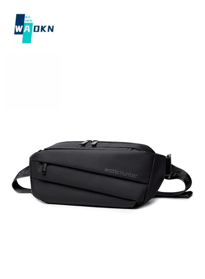 Men's Trendy Chest Bags, Boys' Large-capacity Waterproof Crossbody Bag Belt Bag, Sports Cycling and Hiking Handbag Carrying Bag for College Students and Teenagers