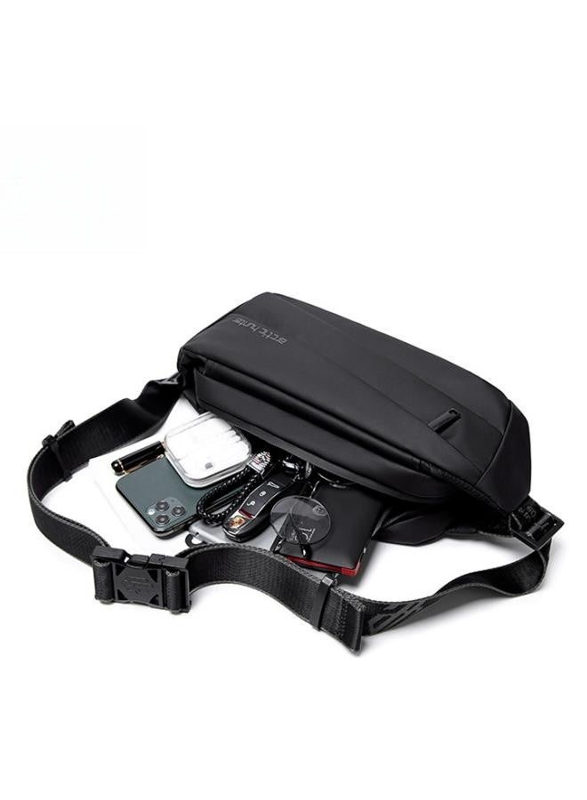 Men's Trendy Chest Bags, Boys' Large-capacity Waterproof Crossbody Bag Belt Bag, Sports Cycling and Hiking Handbag Carrying Bag for College Students and Teenagers