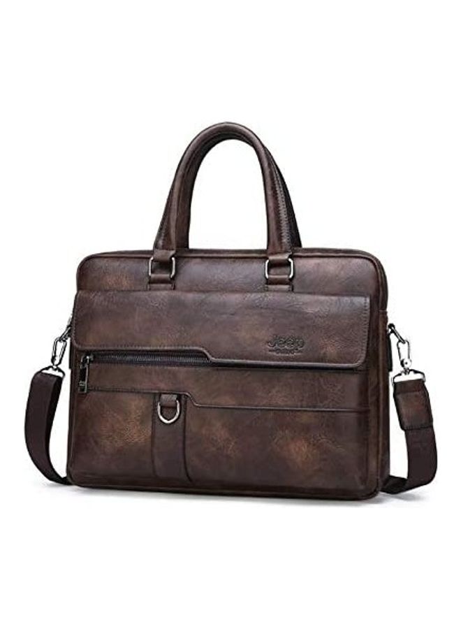 Functional Shoulder Bag Brown