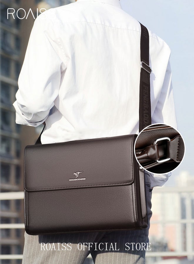 Men Business Briefcase Versatile Shoulder Bag for Men Ideal for Business and Casual Needs Lightweight with a Sleek Design Convenient Carry Handle