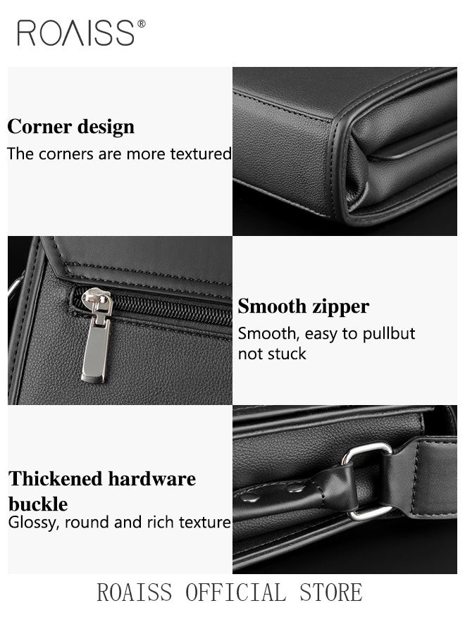 Men Business Briefcase Versatile Shoulder Bag for Men Ideal for Business and Casual Needs Lightweight with a Sleek Design Convenient Carry Handle