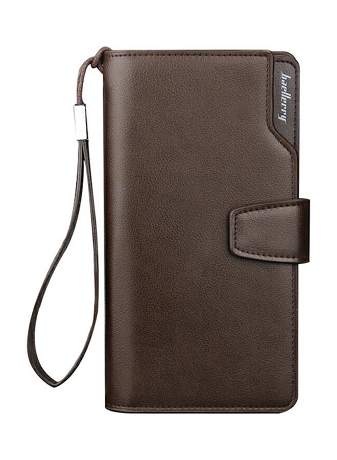 Korean Version Long Wallet Coffee Colour