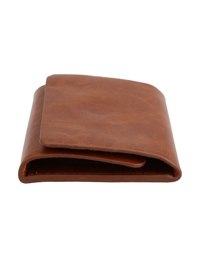 Fashion Money Clip Wallet Coffee/Brown
