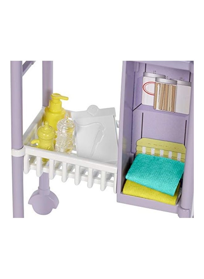 Baby Doctor Playset With Brunette Doll 2x13inch