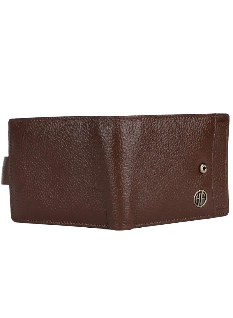 Leather Wallet for Men, Brushwood