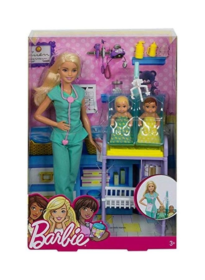 Baby Doctor Doll Playset