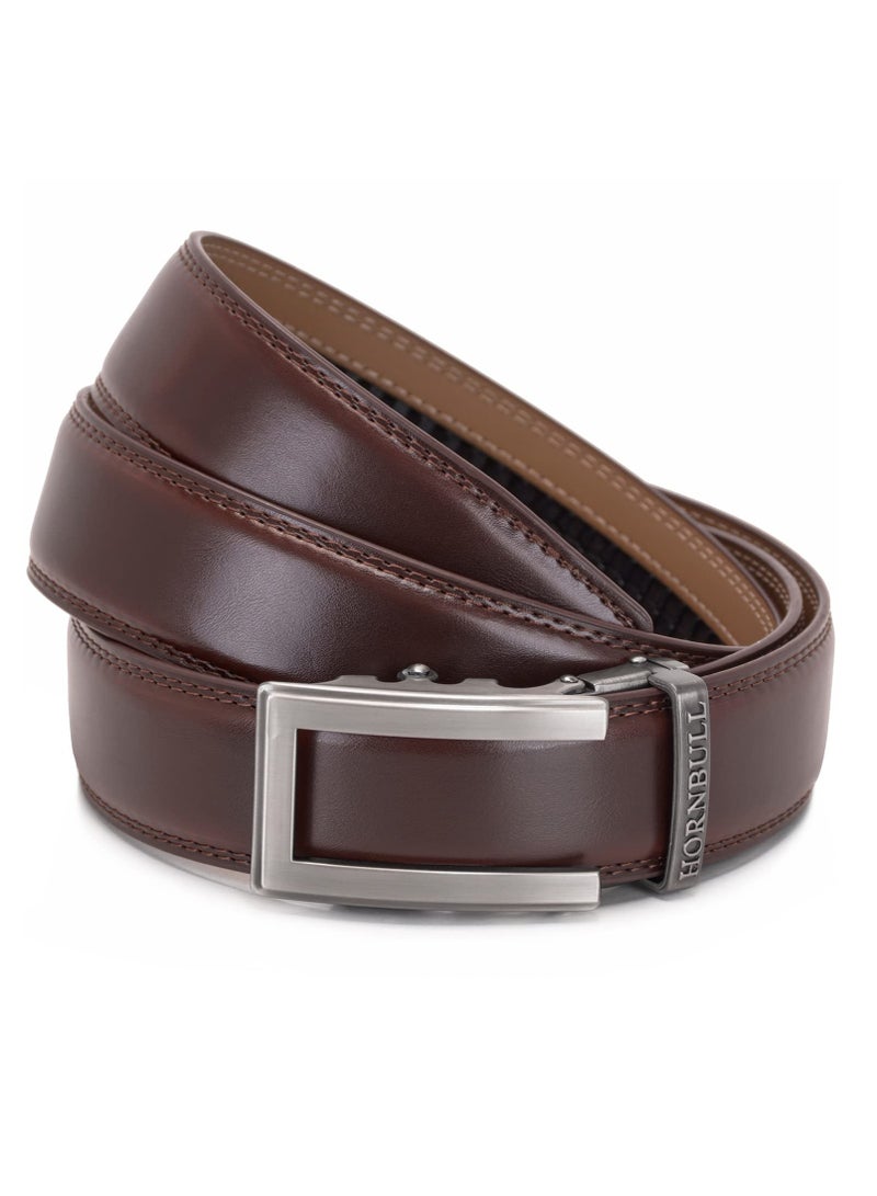 Riga Leather Belt for Men | Mens Belt Auto lock | Formal and Casual Leather Belt