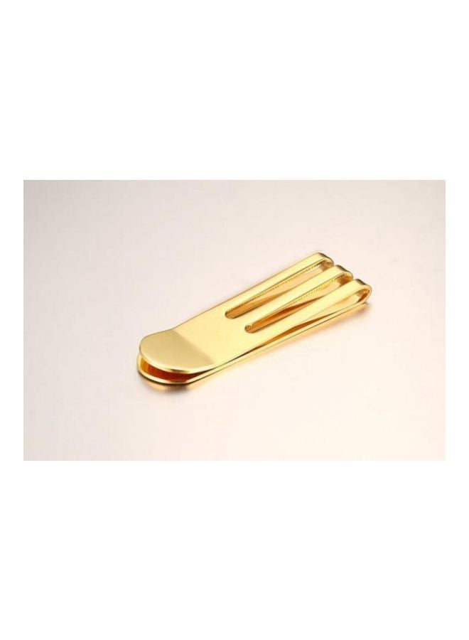 Money Clip Credit Card Holder Gold
