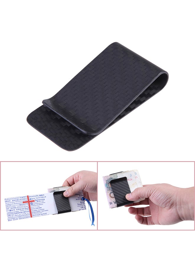 Multi Purpose Money Clip Black