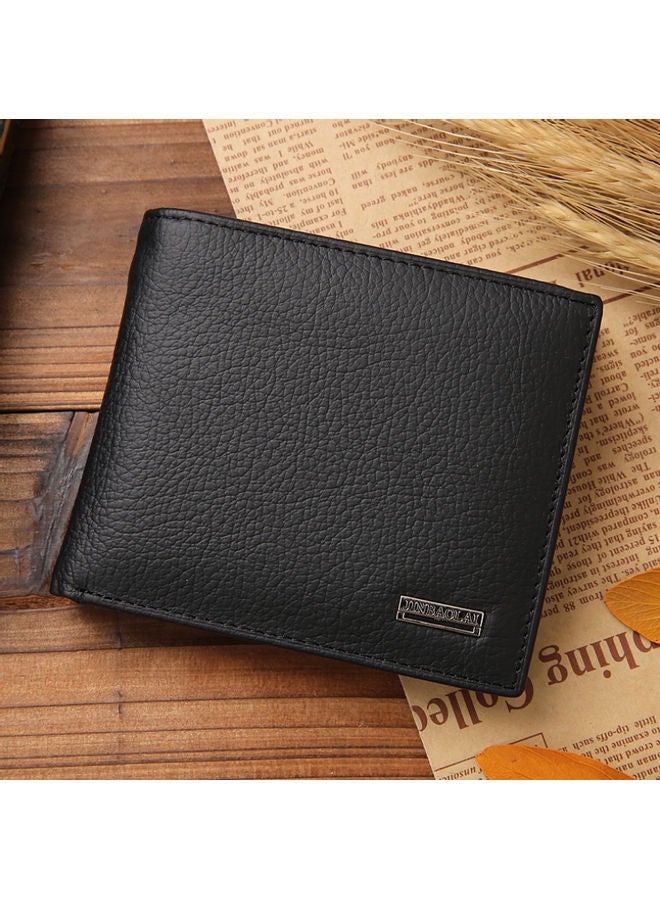 Leather Wallet Black