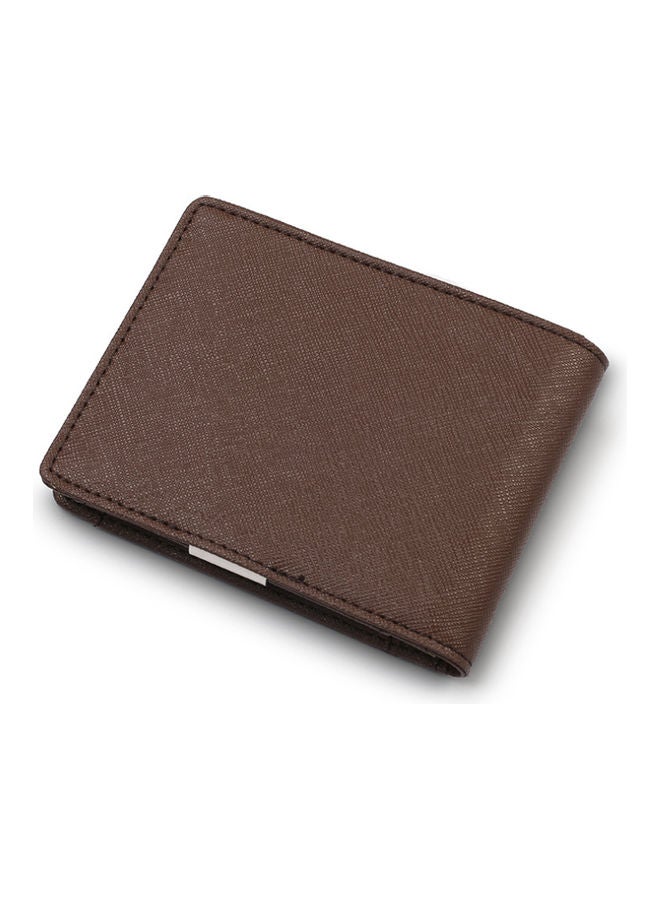 Anti Magnetic Leather Wallet Coffee