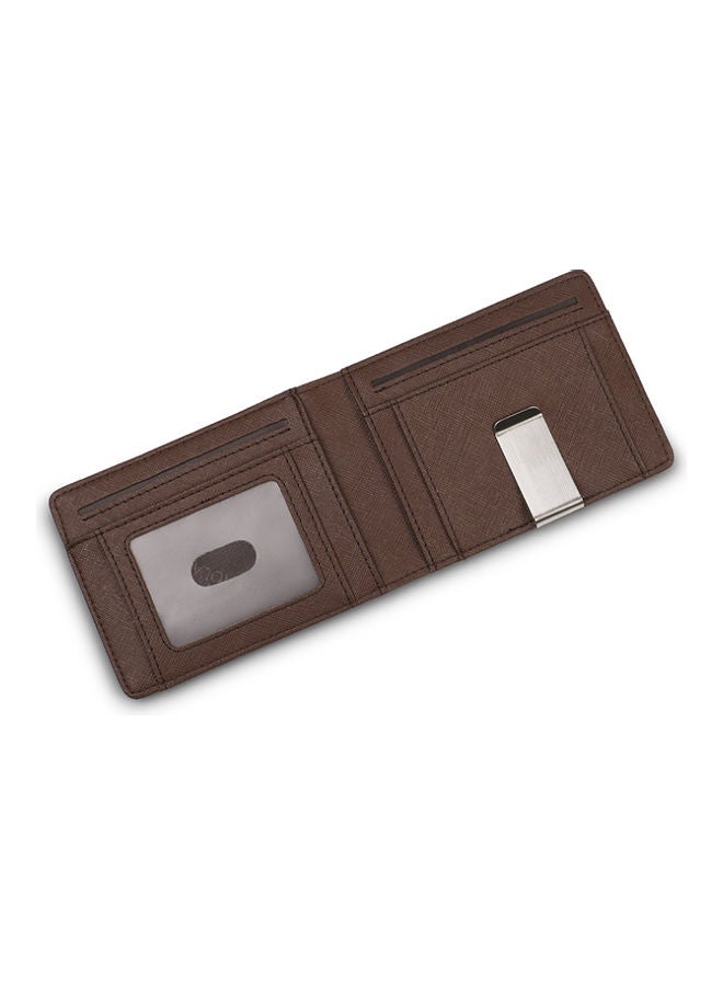 Anti Magnetic Leather Wallet Coffee