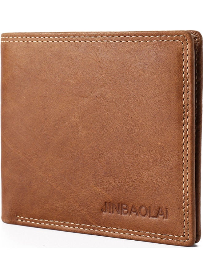 Leather Wallet Brown