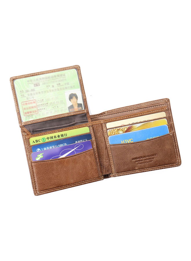 Leather Wallet Brown