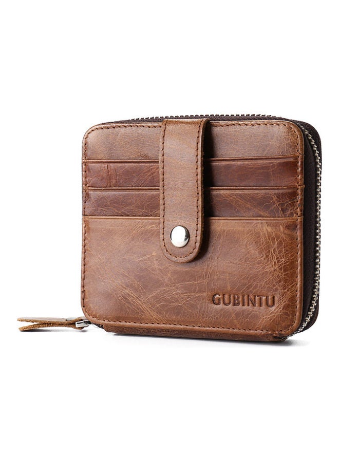 Leather Wallet Brown