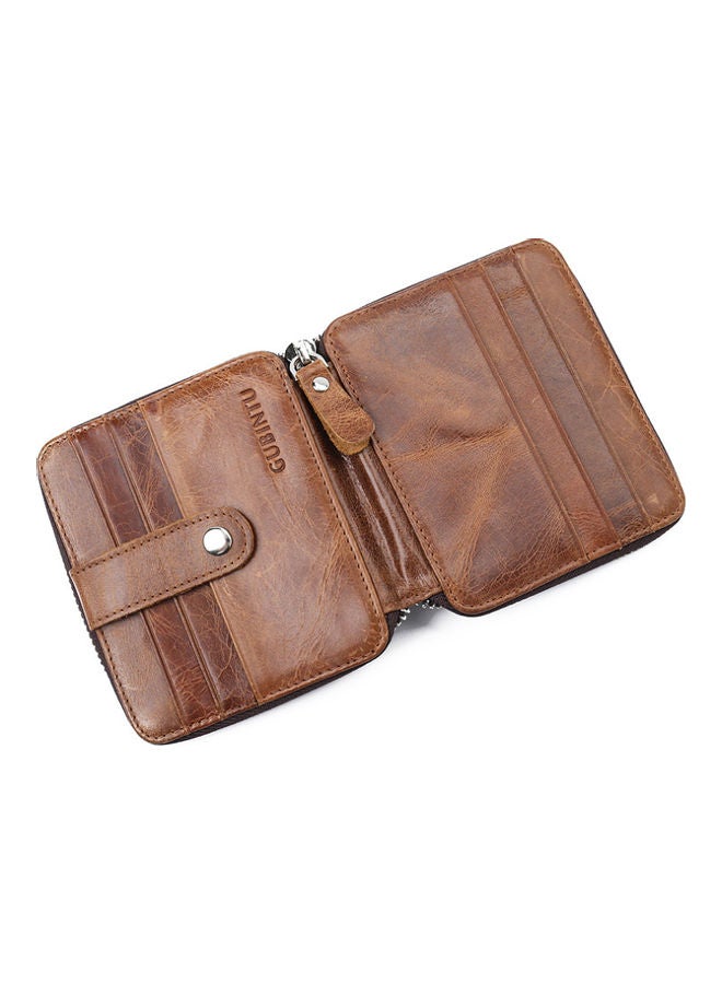 Leather Wallet Brown