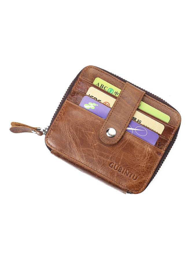 Leather Wallet Brown