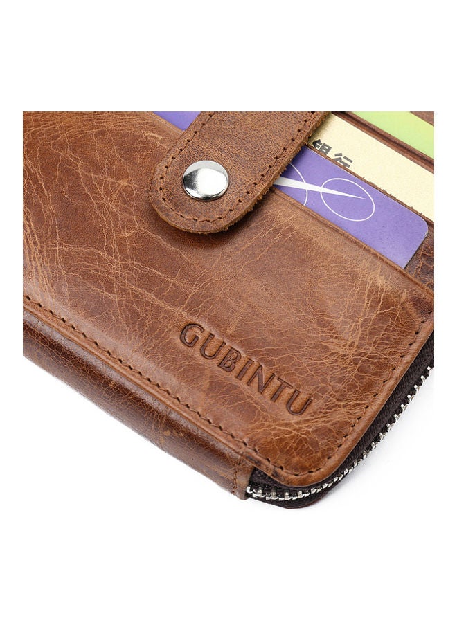 Leather Wallet Brown