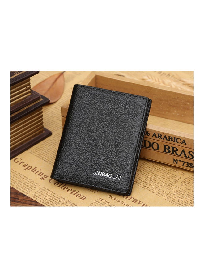 Leather License Holder Black