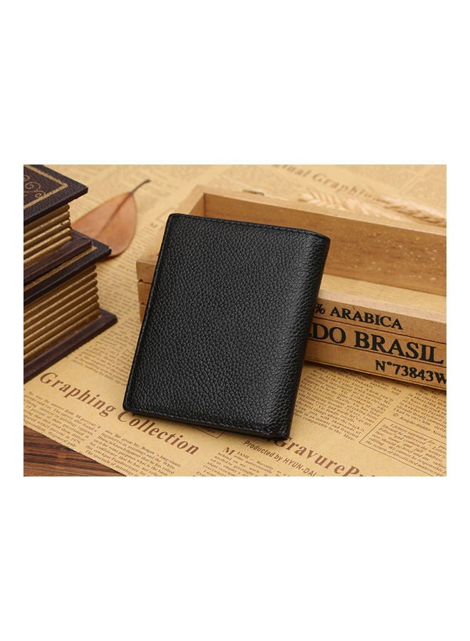 Leather License Holder Black