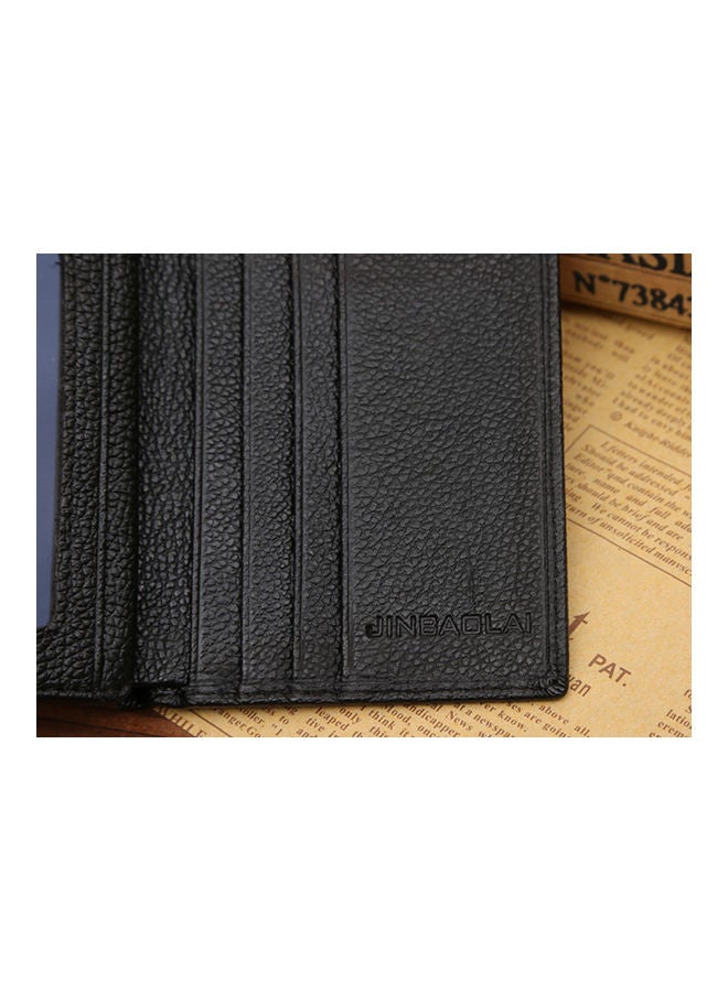 Leather License Holder Black