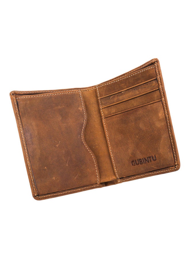 Leather Wallet Brown