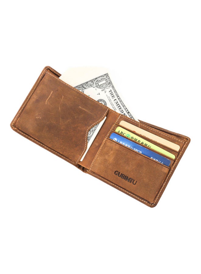 Leather Wallet Brown