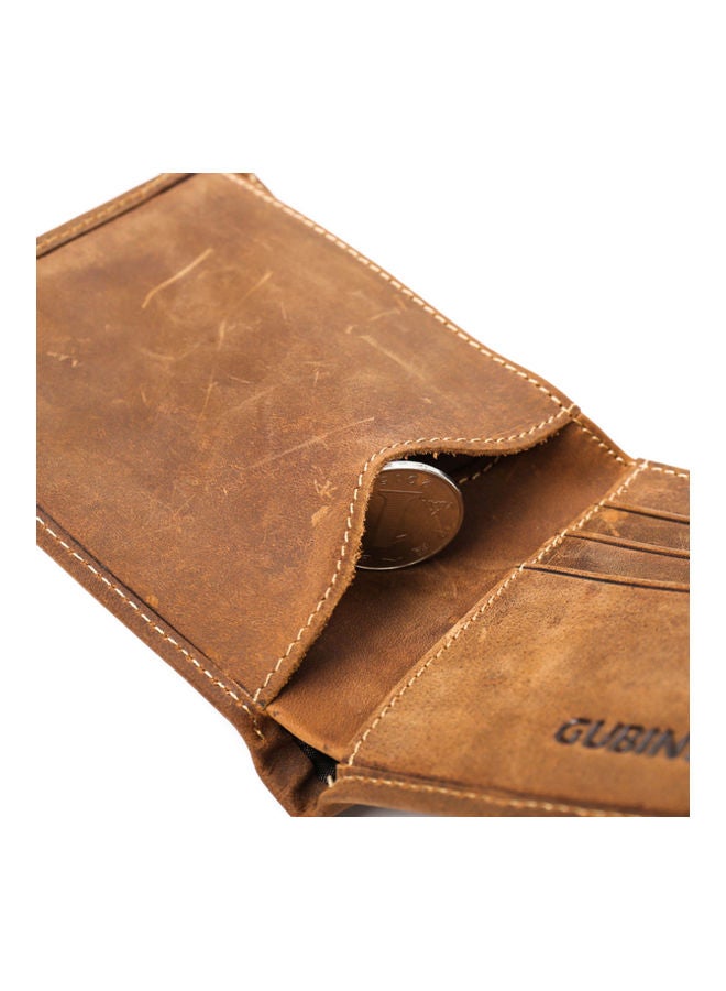 Leather Wallet Brown