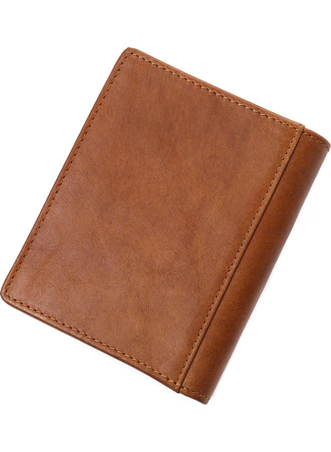 Leather Wallet Brown