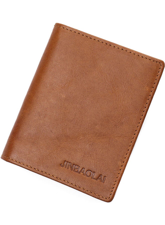 Leather Wallet Brown