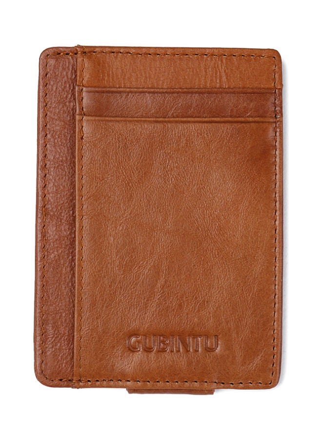 Leather Wallet Brown