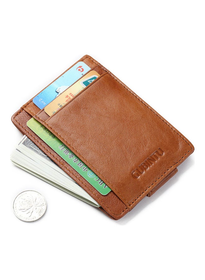 Leather Wallet Brown