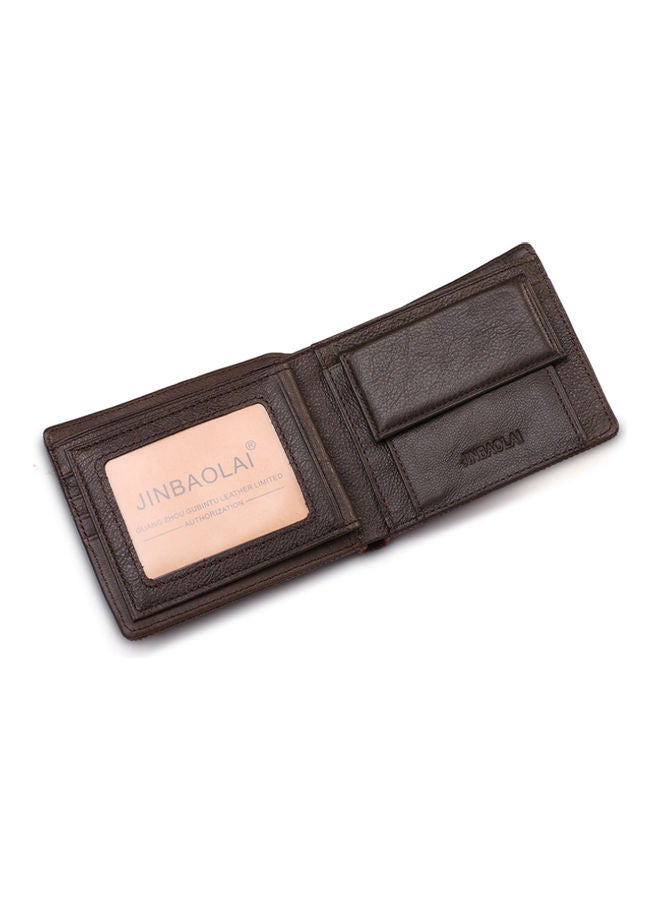 Personalized Leather Wallet Coffee