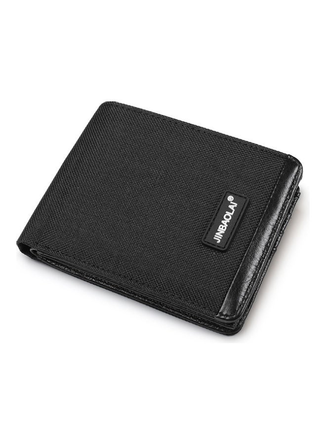 Leather Card Wallet Black