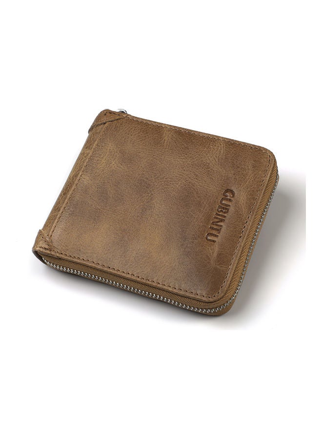 Leather Wallet Light Coffee