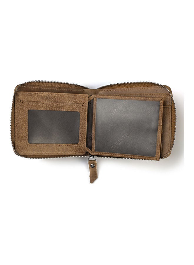 Leather Wallet Light Coffee