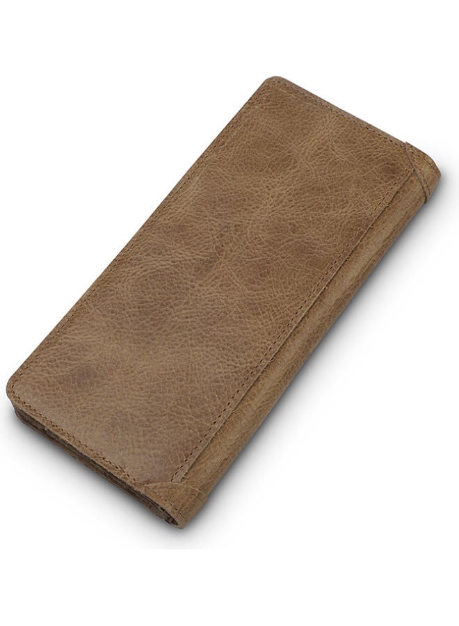 Leather Wallet Light Coffee