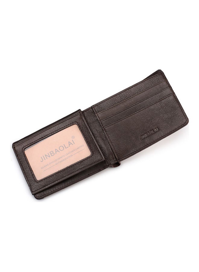 Leather Card Wallet Coffee