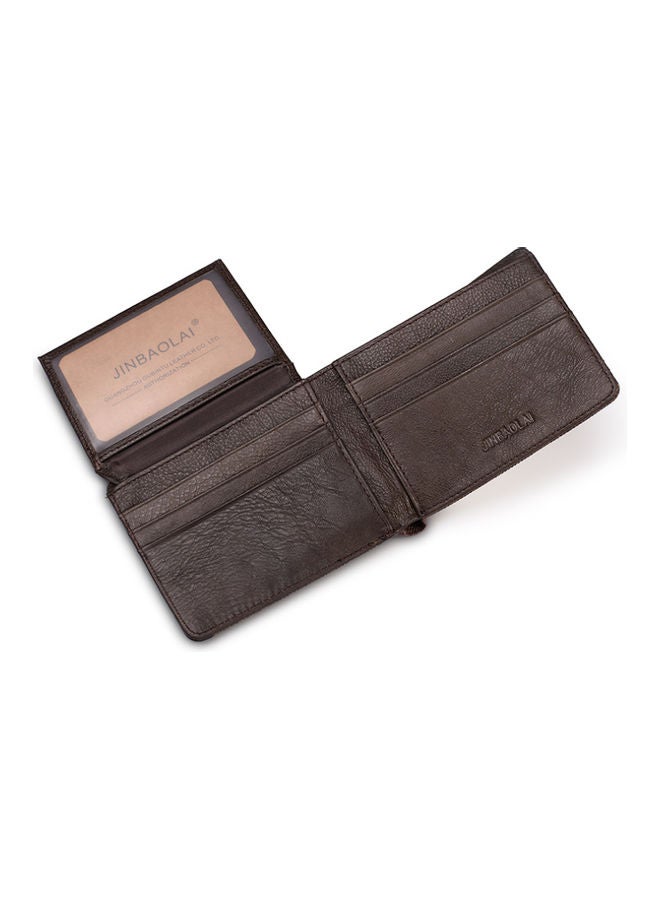 Leather Card Wallet Coffee