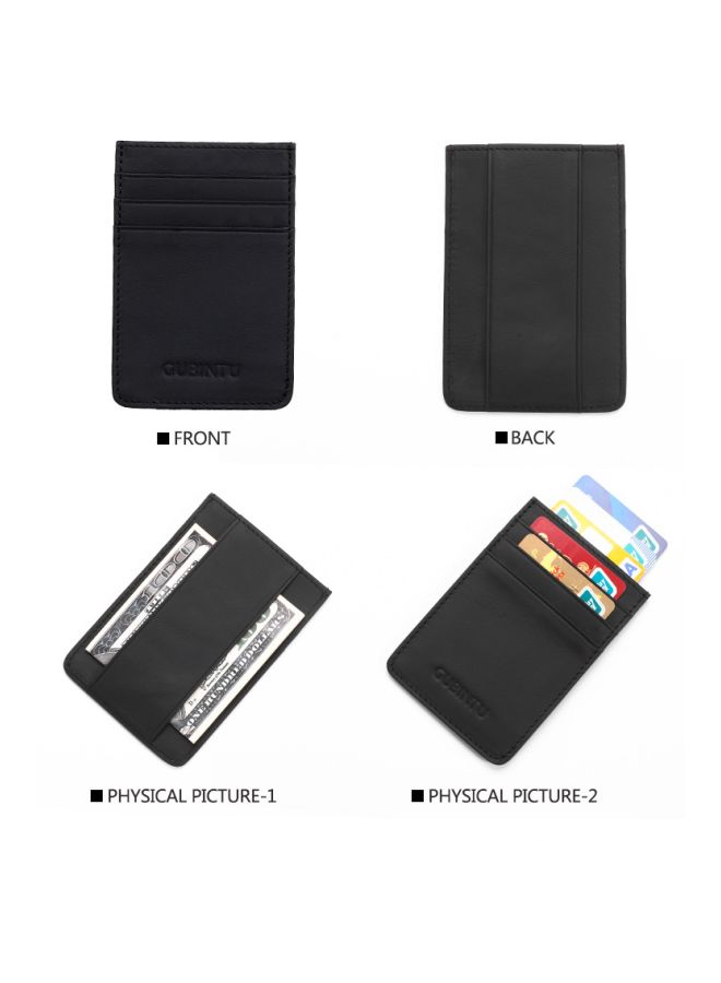 Real Pickup Case RFID Anti Theft Money Clip Black