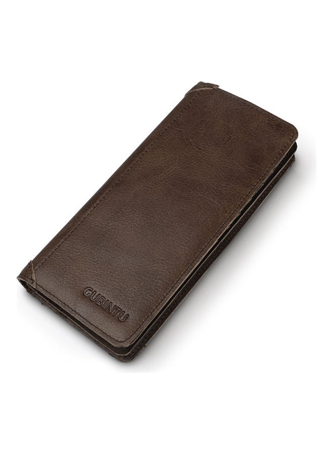 Leather Wallet Dark Coffee